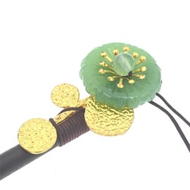 MIAO WU Japanese Women Handmade Wooden Hairpin Hair Stick, Traditional Kimono Ornaments Headwear, Retro Ancient Hanfu Hair Accessories