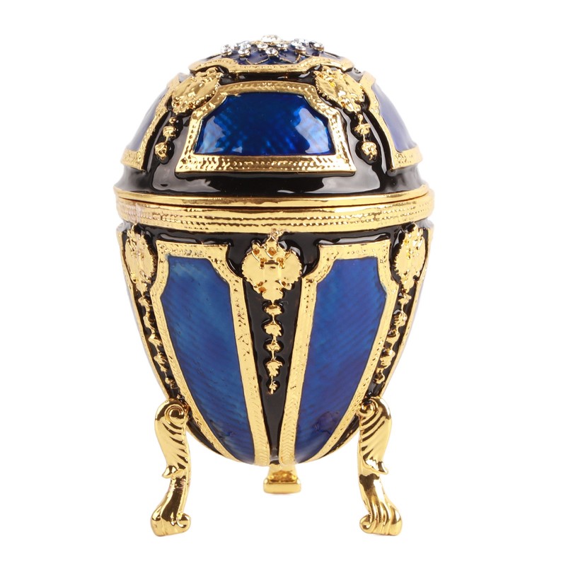 Egg Trinket Box Exquisite Jewelry Ring Holder Storage Box Home