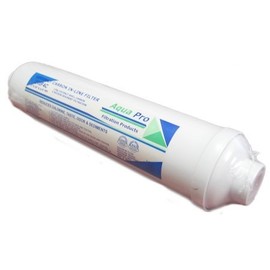 TST Water (IN1014-1) 10"x2" Inline Post Granular Activated Carbon & Calcite Filter 1/4" NPT