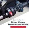 Docooler Motorcycle Handlebar Remote, Motorcycle Bicycle BT5.4 Media Button Controller,