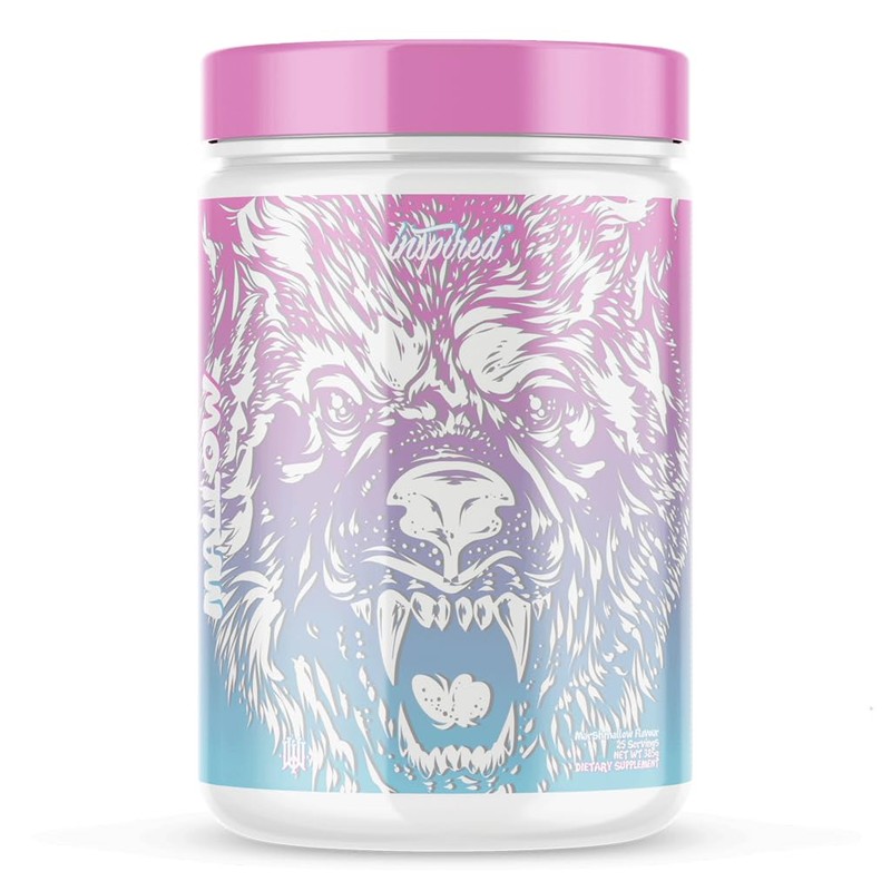 INSPIRED DVST8 Pre workout 25 Serves Candy Cloud 385 grams