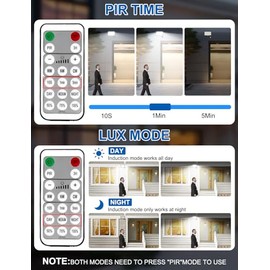 NATPOW NATPOW 100W LED Spotlight with Motion Sensor Outdoor, Super Bright LED Floodlight with Remote Control, 3000K-6000K Dimmable Outdoor Spotlight, IP66 Waterproof Spotlight for Garden Garage Backyard (1 Pack)