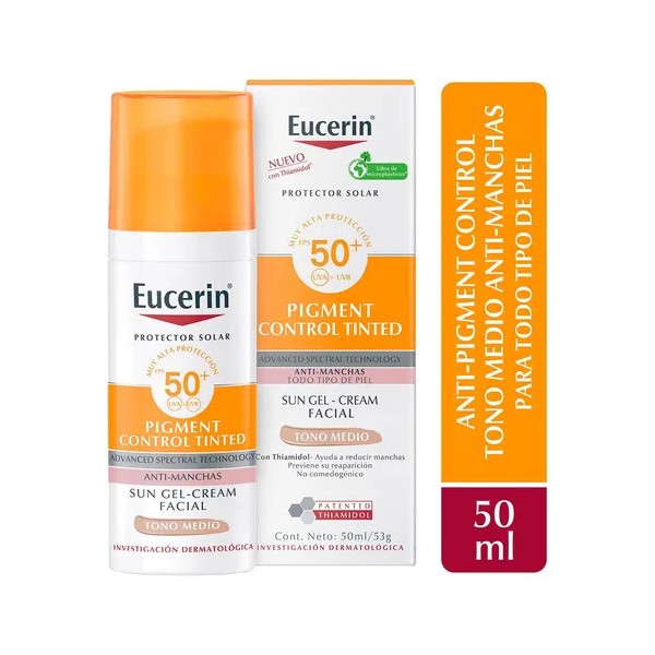 Eucerin Solar Pigment Control Color Tono Medio Fps50 X 50