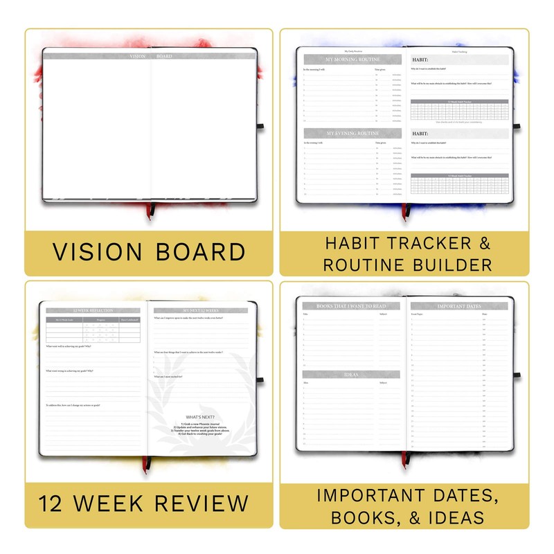 The Phoenix Journal - Best Daily Goal Planner, Organizer, &
