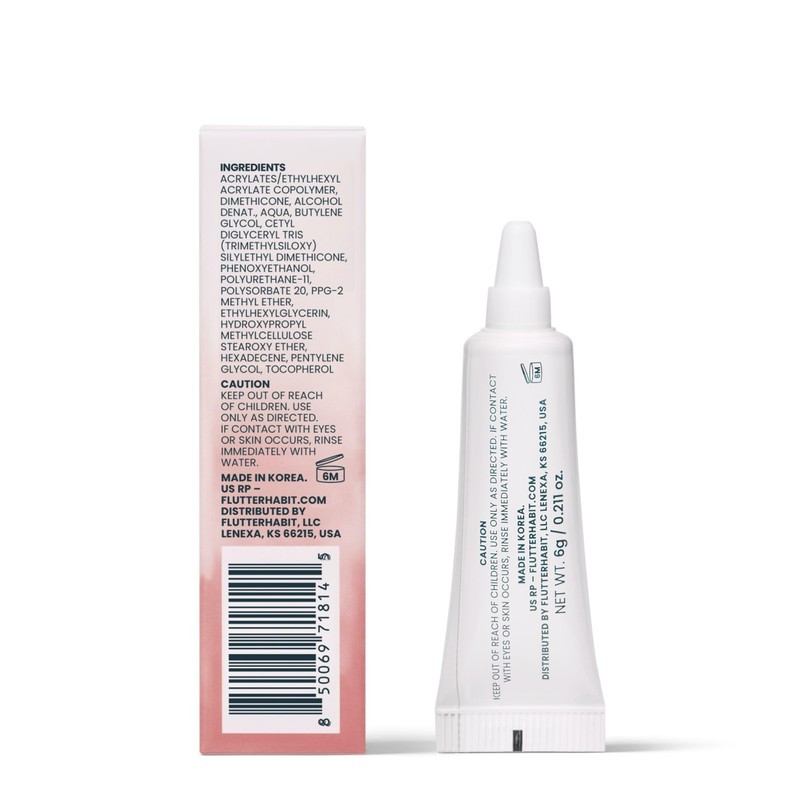 FlutterHabit Made for This Adhesive Clear for Eyelash Extensions -