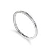 Plain Sterling Silver 2mm Stacking Ring Size P (I -