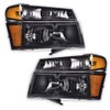 PIT66 Headlight Assembly Compatible with 2004-2012 Chevy Colorado/04-12 GMC Canyon/06