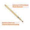sourcing map 8pcs 120-140 Grits Diamond Grinding Bit 2mm Ball