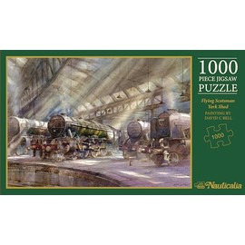 Nauticalia Flying Scotsman at York Shed by David Bell 1,000-piece Puzzle