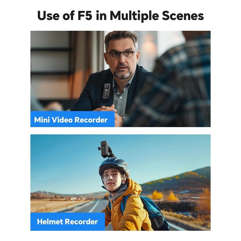 Snblzhef 1080P Body Camera,Video Recording Dash Camera, Small and Compact,