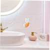 FOMIYES 2pcs Bathroom Makeup Organizers Compact Powder Puff Holder Case