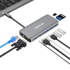 MOKiN 10 IN 1 USB C Hub Multiport Adapter MOUC1801