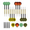 Iridsmole 12 Pcs Steel Tip Darts, Professional Metal Darts 18