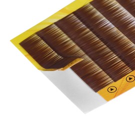 Saluaqui Lash Eyebrow Extension Fake Eyebrow Enhancer, Mixed Individual Fake Eyebrow Grafting - Imported PBT Material, 5-8mm Mixed Length for False Eyebrow Extension, Dark Brown