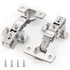 Furniware Pack of 2 Corner Stop Cabinet Hinges, Opening Angle