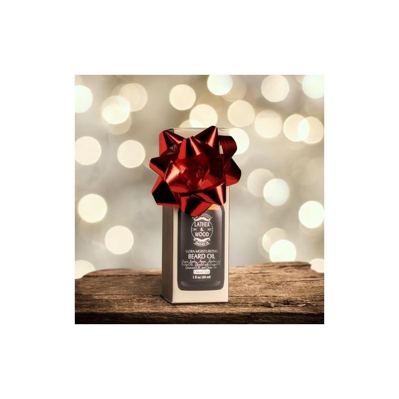 Ultra-Moisturizer Beard Oil For Men - Premium Blend - Spill-proof
