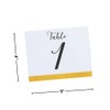 Fun Express Glitter Trim Table Numbers - Elegant Party Supplies
