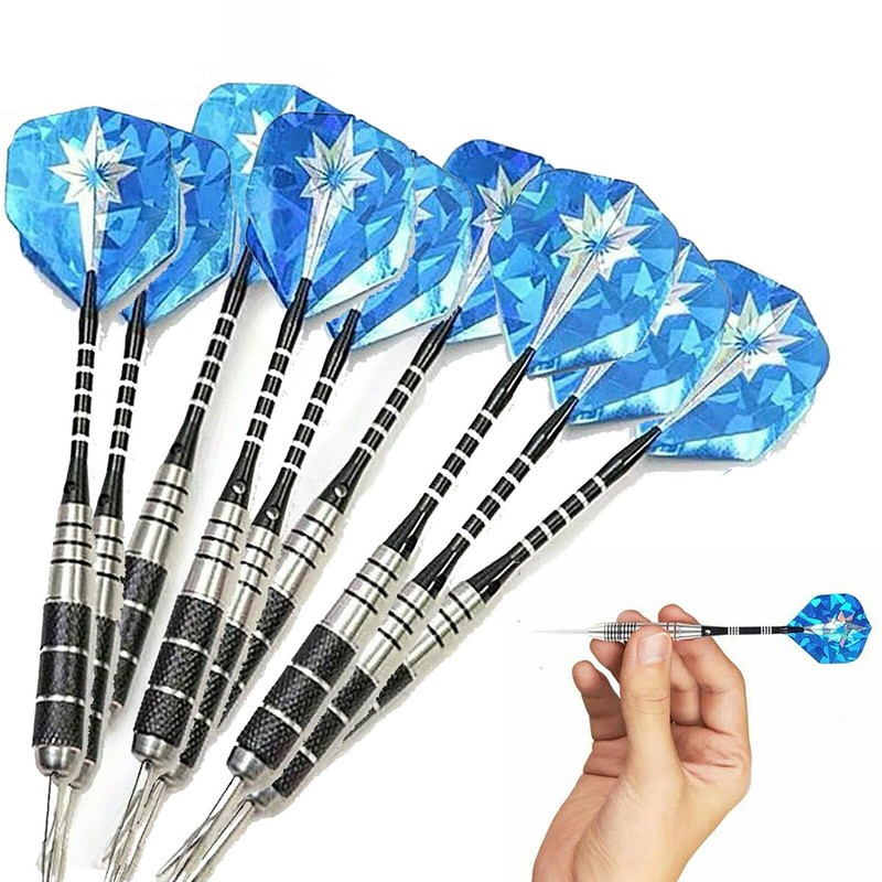 9 Pack Steel Tip Darts 24g Professional Steel Tip Darts