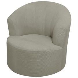 SZJIAHTM Round Club Swivel Barrel Chair Cover Modern Accent Round Club Armchair Slipcover Soft Stretch Chair Covers for Living Room