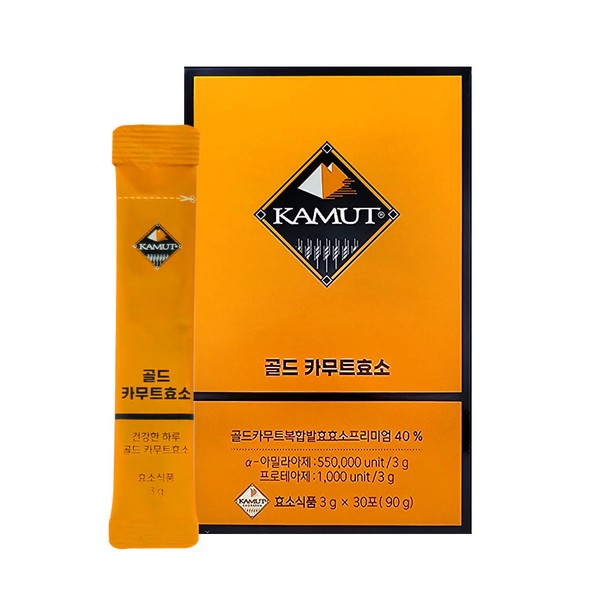 Kamut Gold Kamut Enzyme Fermentation Enzyme 30 packets for one month, 1 box of Gold Kamut / 카무트 골드 카무트 효소 발효효소 30포 한달분, 골드 카무트 1박스