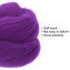 sourcing map Needle Felting Wool, 1.76oz Natural Fibre Wool Roving
