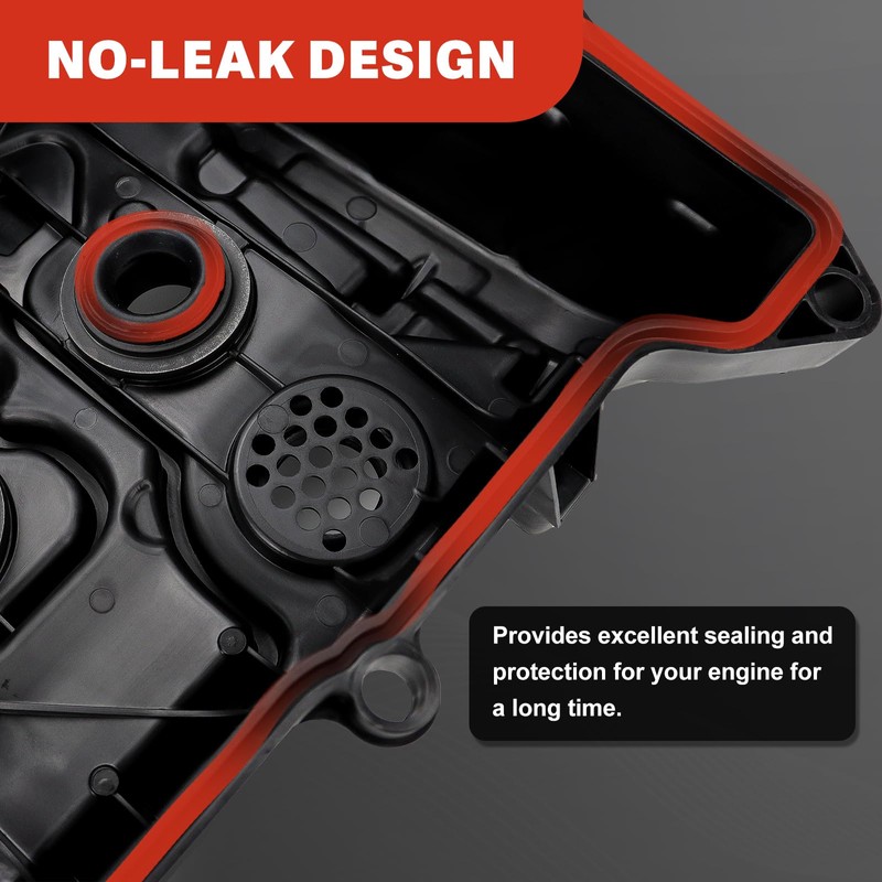 USTAR Engine Valve Cover with Oil Filler Cap and Gasket