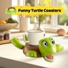 LUMOOM Funny Turtle Coaster, 3D Printed Drink Holder, Funny Anti-Stress
