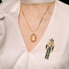 GALPADA Nutcracker Brooch Decor Nutcracker Soldier Lapel Pin Shawl Pin