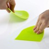 3Pcs Dough Scraper, PP Plastic Flexible Bowl Scraper, Sharp Edge