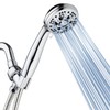 AquaDance For California High Pressure 6-Setting 3.5" Chrome Face Handheld