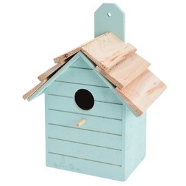 ABRUS® Wooden Bird House Outdoors | Assorted Decorative Hanging Bird House Garden (Green)