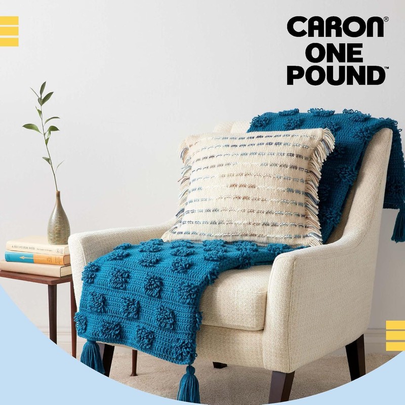 Caron One Pound Yarn, 16 Ounce, Deep Violet