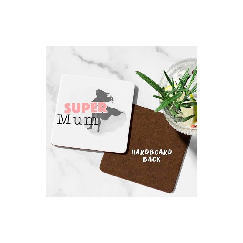 Super Mum Coaster Cute Mum Gifts Funny Mum presents