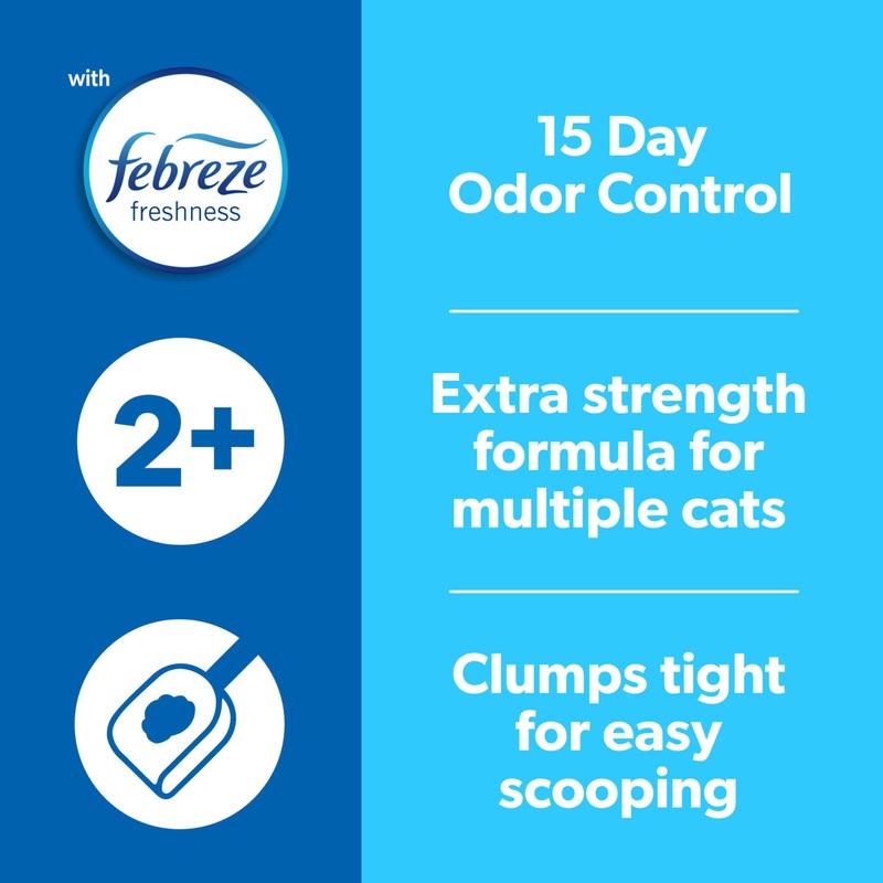 Fresh Step Clumping Cat Litter, Multi-Cat, Long Lasting Odor Control