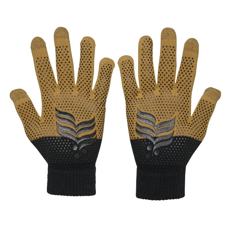 Athleta 05309 Field Knit Gloves, GLD Gold