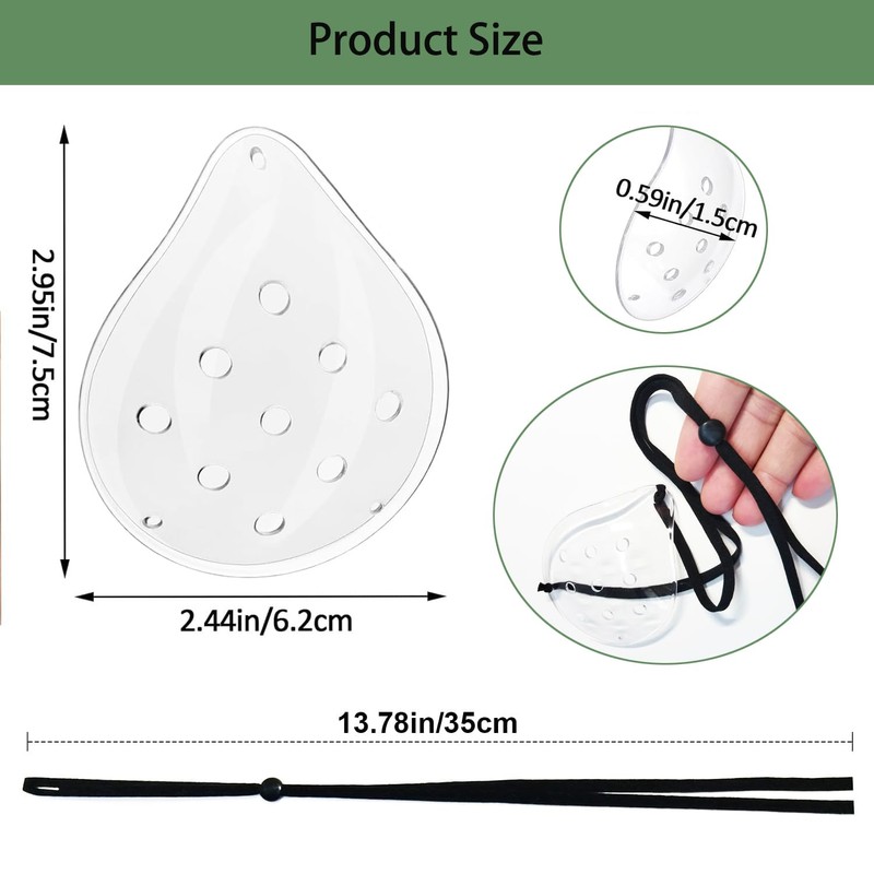 FSJLT 2 Pack Clear Eye Shield after Cataract Surgery,Hard Cataract