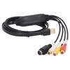 Video Capture Card USB to RCA S Video Converter Adapter