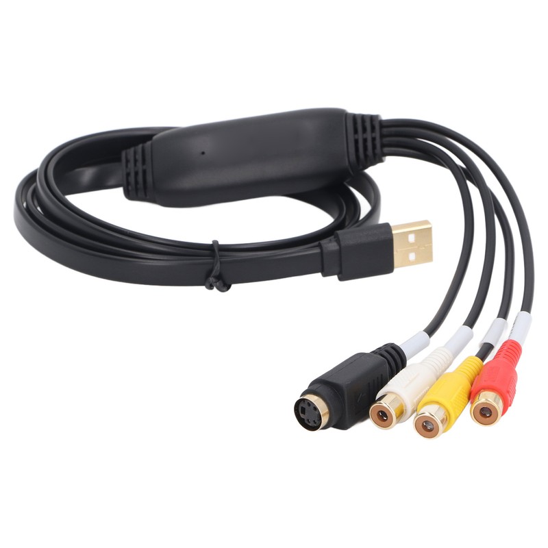 Video Capture Card USB to RCA S Video Converter Adapter