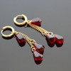 Abgaryan ART Pomegranate seeds earrings dangle earrings om small hoops