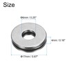 sourcing map TC411+2TRA Needle Roller Thrust Bearings with Bearing Washers,