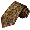 Hi-Tie Silk Paisley Ties for Men Necktie Pocket Square Cufflinks