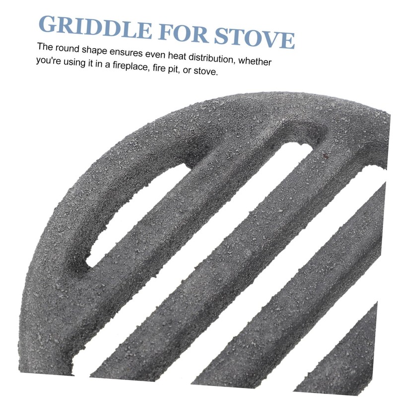 ULTECHNOVO Round Fireplace Grate for Indoor and Outdoor Use Fireproof