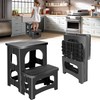 Folding 2 Step Stool for Kids Adults,Collapsible Rv Step Stool