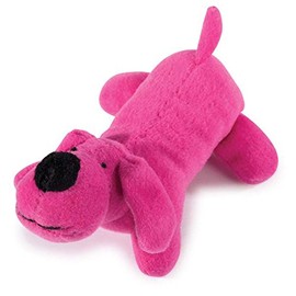 ZA Lil' Yelpers Neon Dog Toys Colorful Cute Soft Plush Squeakers 5" - Choose Color(Hot Pink)