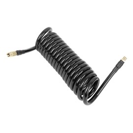 Motoforti Universal Tire Inflator Hose, Polyurethane, Black Gold Tone, 1 Pcs