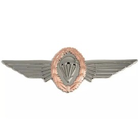 German Large Parachutist With Bronze Wreath Foreign Jump Wing Brite (each)