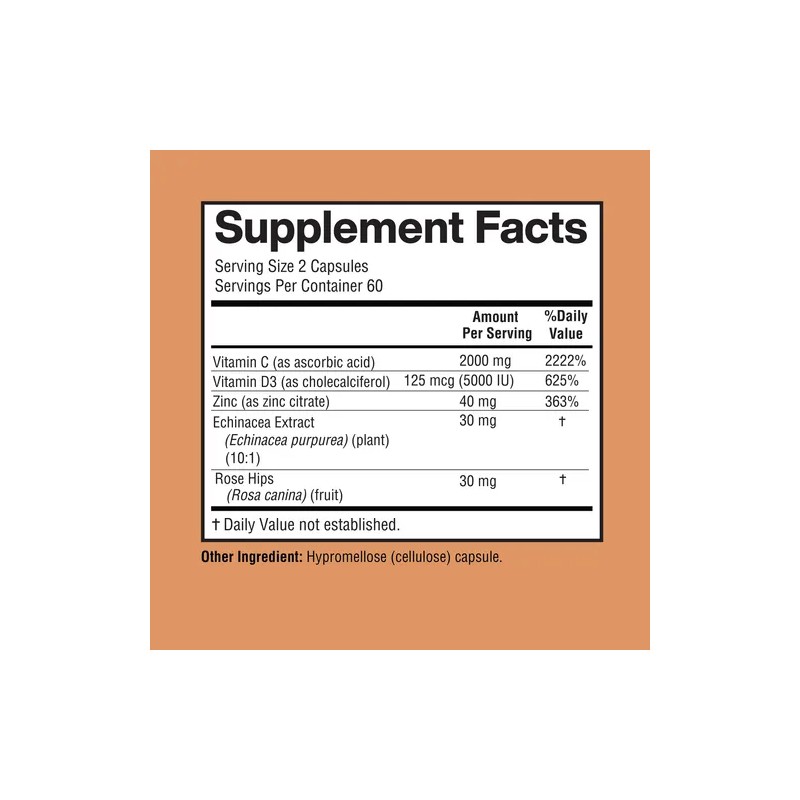 Happi Mi Vitamina C 2000 Mg Con Zinc 40 Mg