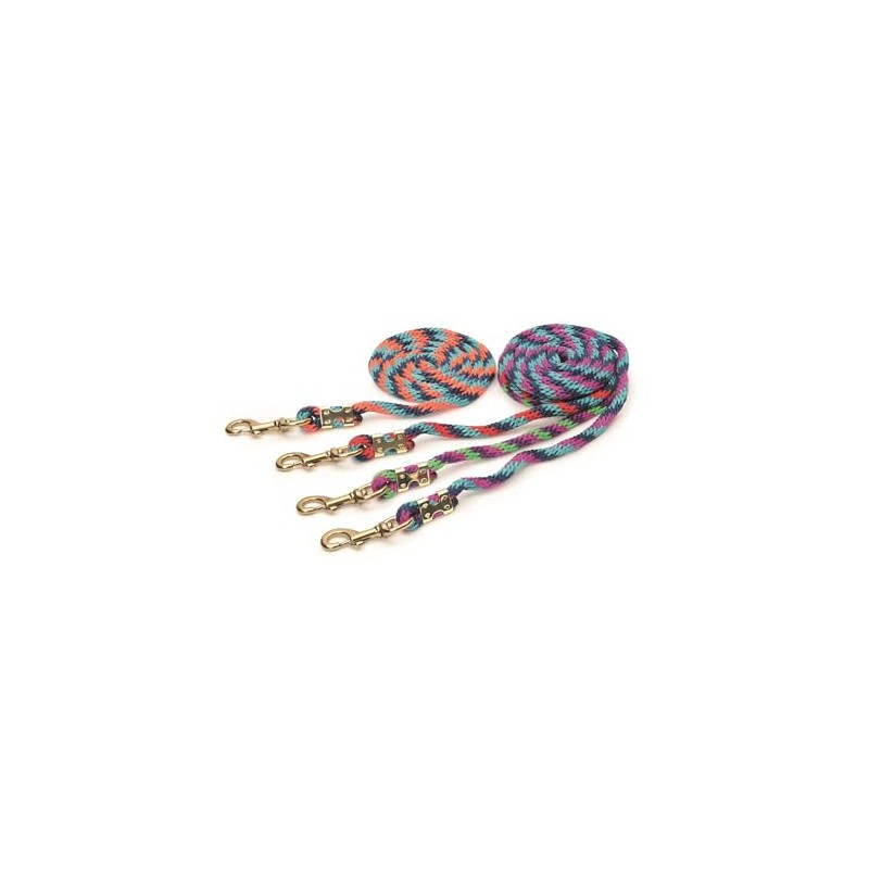 Shires Topaz 1.8m Lead Rope: Purple/Lime/Pink