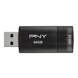 PNY Elite X 64GB USB 3.0 Flash Drive - Read Speeds up to 185MB/sec - P-FD64EX-GE