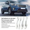 Car Outside Door Handle Cover with Caps Mirror Chrome Replacement